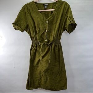 MILLENNIUM Hunter green dress PXL
